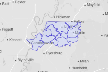 Obion County, TN ZIP Codes