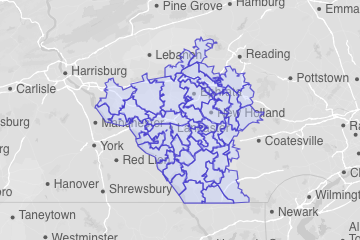 Lancaster County, PA ZIP Codes