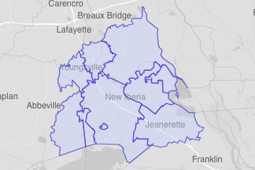 Iberia Parish, LA ZIP Codes