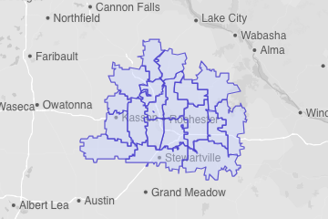 Olmsted County, MN ZIP Codes