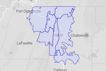 Whitfield County, GA ZIP Codes