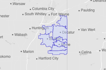 Adams County, IN ZIP Codes