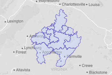 Buckingham County, VA ZIP Codes