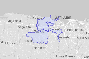 Toa Baja Municipio, PR ZIP Codes