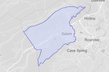 Salem city, VA ZIP Codes
