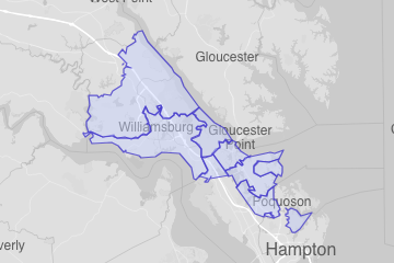 York County, VA ZIP Codes
