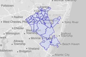 Burlington County, NJ ZIP Codes