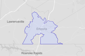 Emporia city, VA ZIP Codes