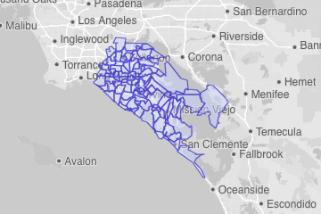 Orange County, CA ZIP Codes