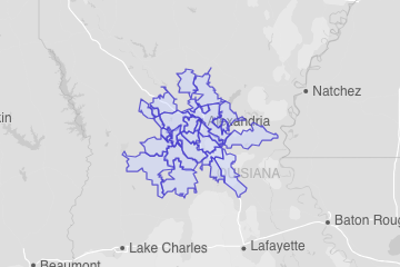 Rapides Parish, LA ZIP Codes