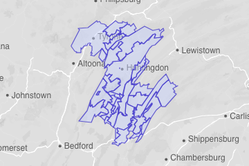 Huntingdon County, PA ZIP Codes