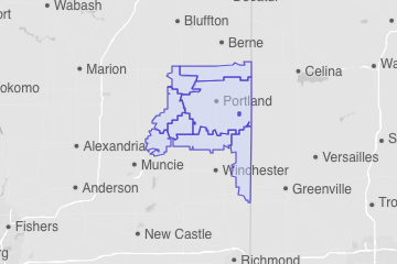 Jay County, IN ZIP Codes