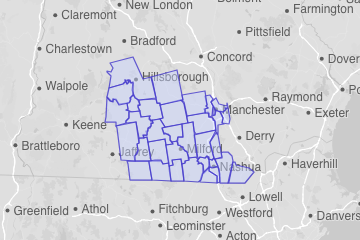 Hillsborough County, NH ZIP Codes