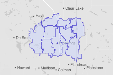 Brookings County, SD ZIP Codes