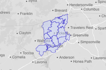 Pickens County, SC ZIP Codes
