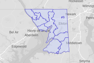 Cecil County, MD ZIP Codes