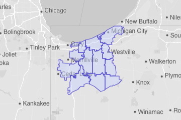 Porter County, IN ZIP Codes