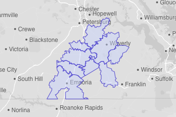 Sussex County, VA ZIP Codes