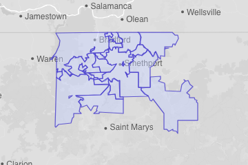 McKean County, PA ZIP Codes