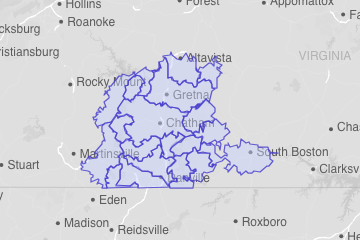 Pittsylvania County, VA ZIP Codes