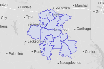 Rusk County, TX ZIP Codes