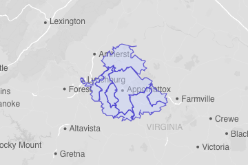 Appomattox County, VA ZIP Codes