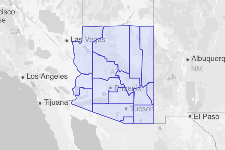 Arizona ZIP Codes – KML Boundary File Download (Free)