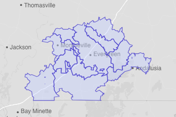 Conecuh County, AL ZIP Codes