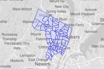 Bergen County, NJ ZIP Codes