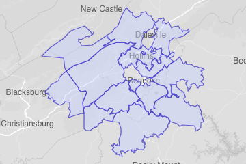 Roanoke County, VA ZIP Codes