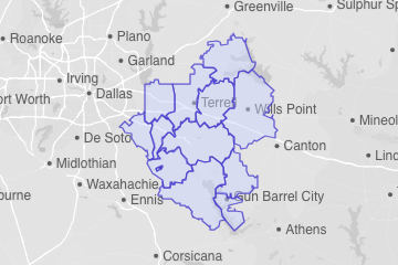 Kaufman County, TX ZIP Codes