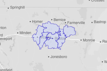 Lincoln Parish, LA ZIP Codes