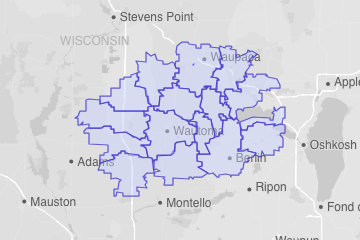 Waushara County, WI ZIP Codes