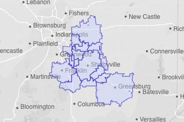 Shelby County, IN ZIP Codes