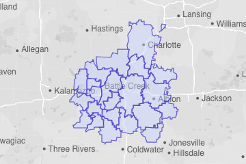 Calhoun County, MI ZIP Codes