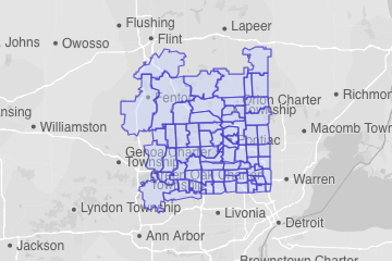 Oakland County, MI ZIP Codes