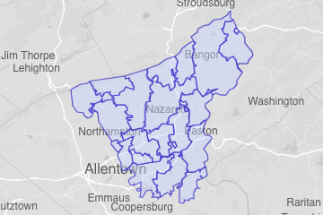 Northampton County, PA ZIP Codes