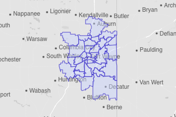 Allen County, IN ZIP Codes