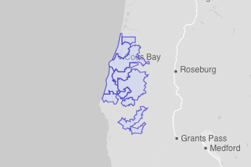 Coos County, OR ZIP Codes