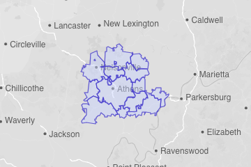 Athens County, OH ZIP Codes