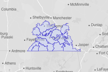 Franklin County, TN ZIP Codes
