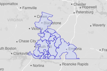 Brunswick County, VA ZIP Codes