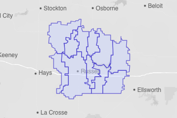 Russell County, KS ZIP Codes