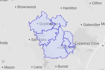 Lampasas County, TX ZIP Codes