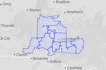 Elk County, PA ZIP Codes