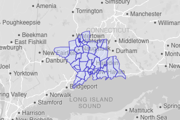 New Haven County, CT ZIP Codes