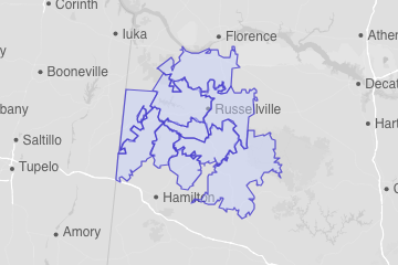 Franklin County, AL ZIP Codes