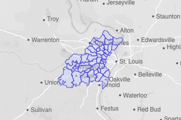 St. Louis County, MO ZIP Codes