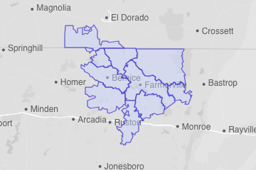 Union Parish, LA ZIP Codes