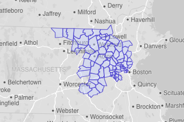 Middlesex County, MA ZIP Codes